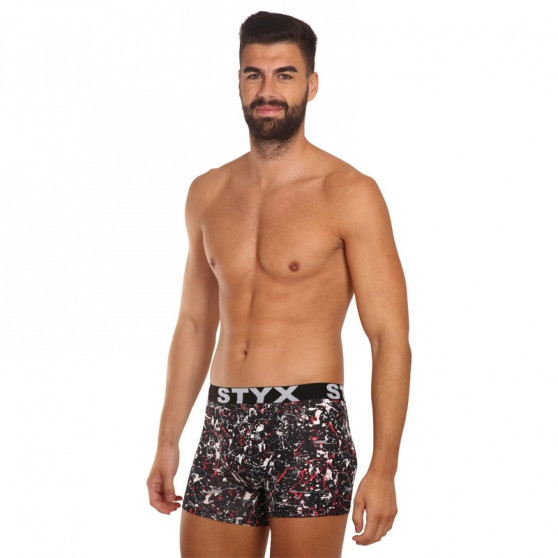 Calções de boxer para homem Styx arte longa borracha desportiva Jáchym (U850)