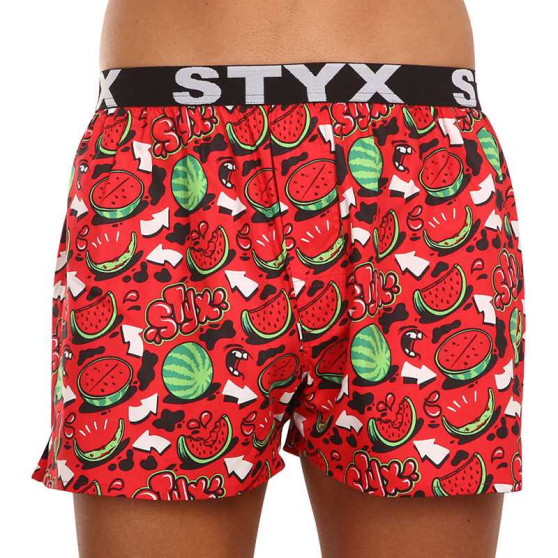 Boxers para homem Styx arte desportiva melões de borracha (B1459)