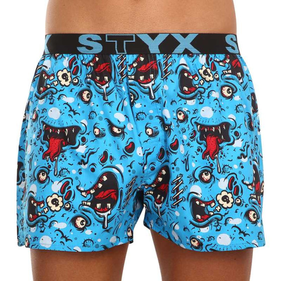 Boxers para homem Styx arte desporto borracha zombie (B1451)