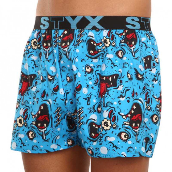 Boxers para homem Styx arte desporto borracha zombie (B1451)