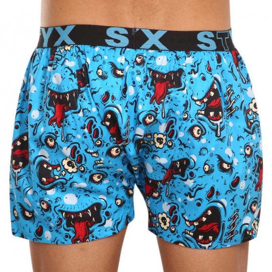 Boxers para homem Styx arte desporto borracha zombie (B1451)