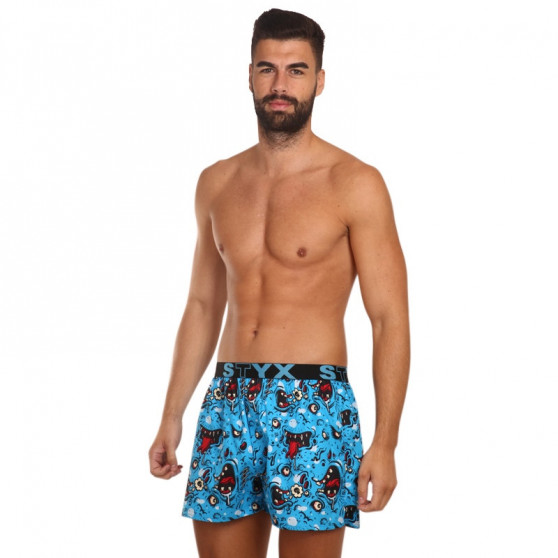 Boxers para homem Styx arte desporto borracha zombie (B1451)