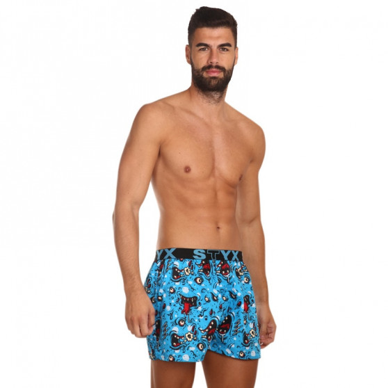 Boxers para homem Styx arte desporto borracha zombie (B1451)