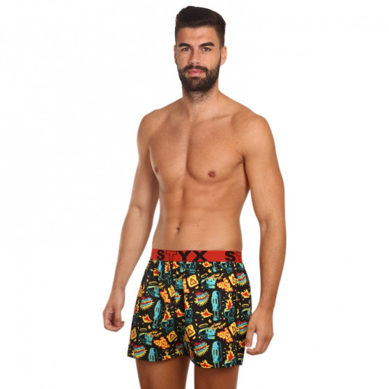 Boxers para homem Styx arte esportes borracha toohot (B1458)