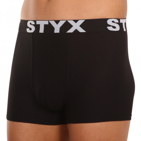 Boxers para homem Styx desporto elástico preto (G960)