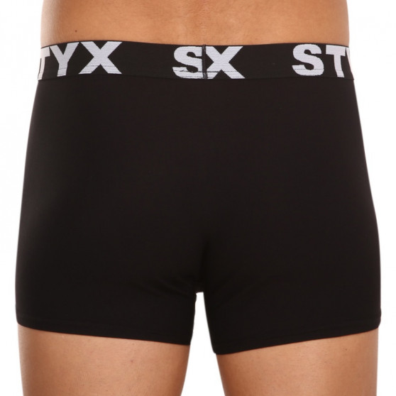 Boxers para homem Styx desporto elástico preto (G960)