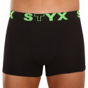 Boxers para homem Styx desporto elástico preto (G962)