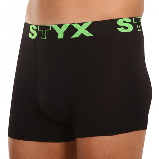 Boxers para homem Styx desporto elástico preto (G962)