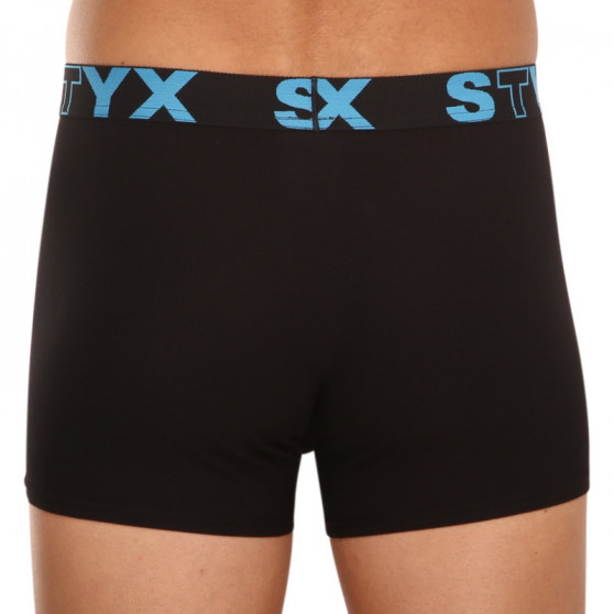 Boxers para homem Styx desporto elástico preto (G961)