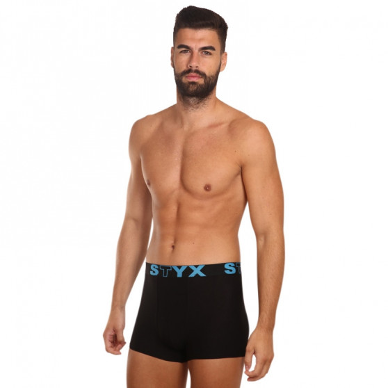 Boxers para homem Styx desporto elástico preto (G961)