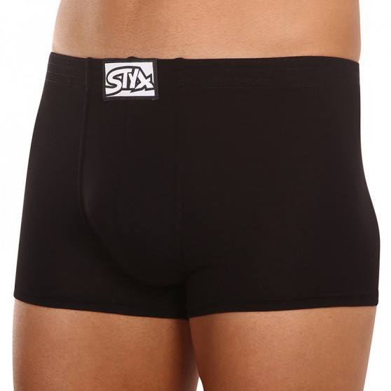 Boxers para homem Styx borracha clássica preto (Q960)