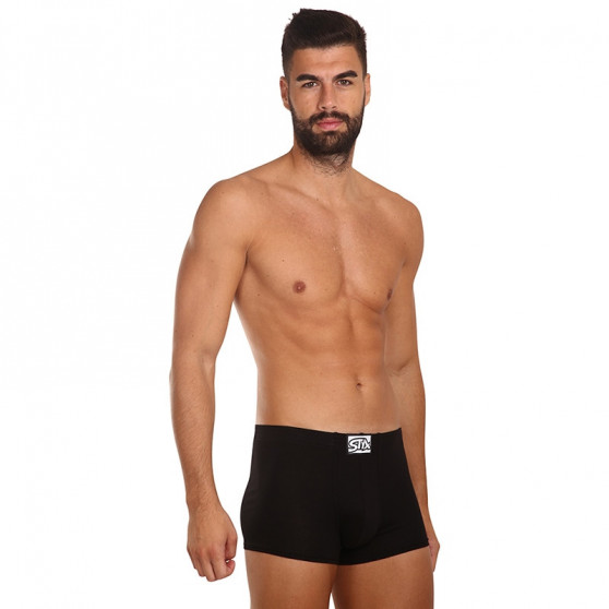 Boxers para homem Styx borracha clássica preto (Q960)