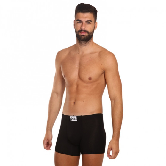 Boxers para homem Styx longo elástico clássico preto (F960)