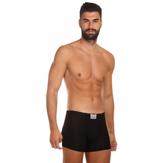 Boxers para homem Styx longo elástico clássico preto (F960)