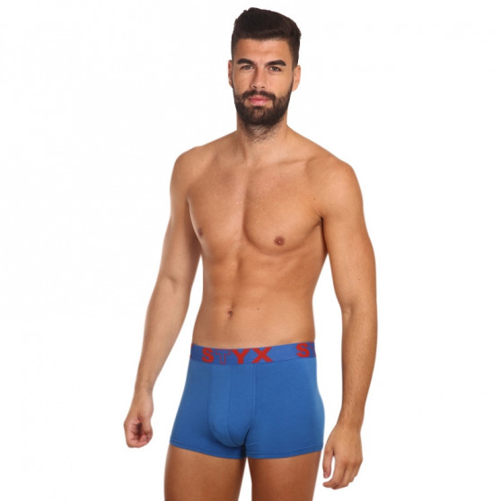 Boxers para homem Styx sport borracha azul (G967)