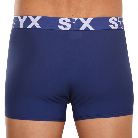 Boxers para homem Styx desporto elástico azul escuro (G968)