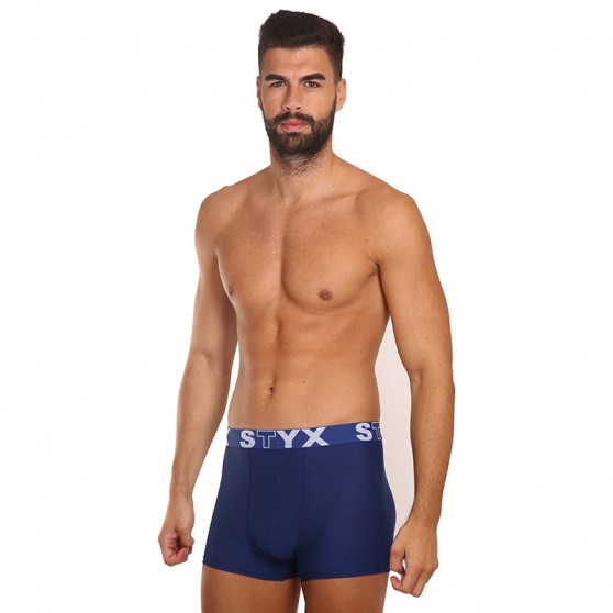 Boxers para homem Styx desporto elástico azul escuro (G968)