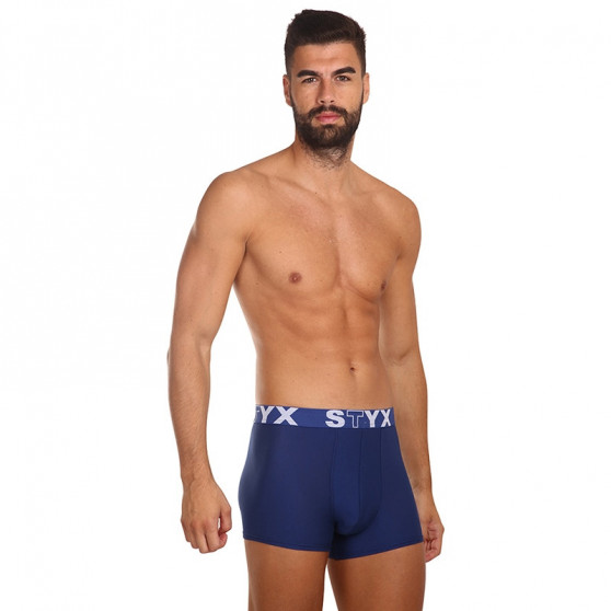 Boxers para homem Styx desporto elástico azul escuro (G968)