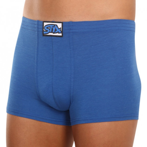 Boxers para homem Styx borracha clássica azul (Q967)