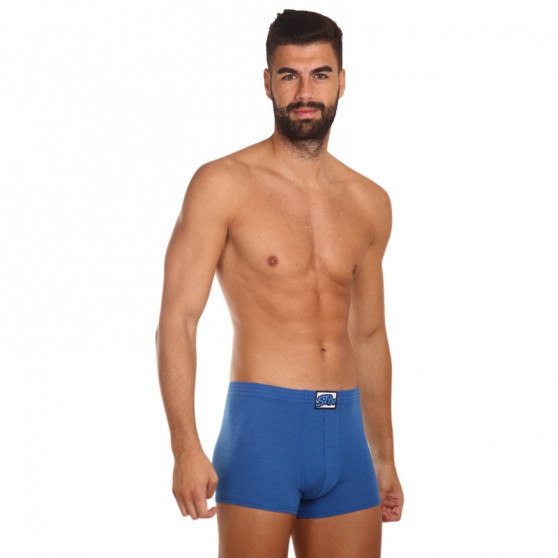 Boxers para homem Styx borracha clássica azul (Q967)