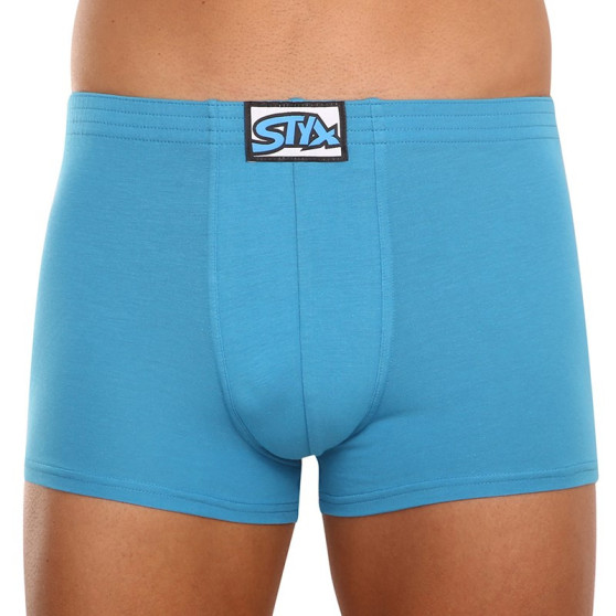 Boxers para homem Styx borracha clássica azul (Q969)