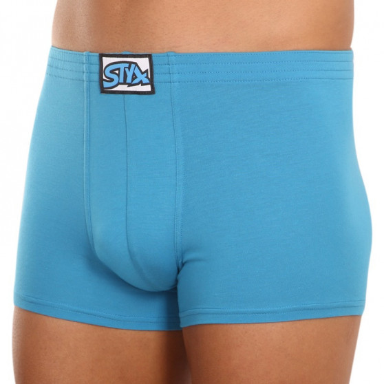 Boxers para homem Styx borracha clássica azul (Q969)