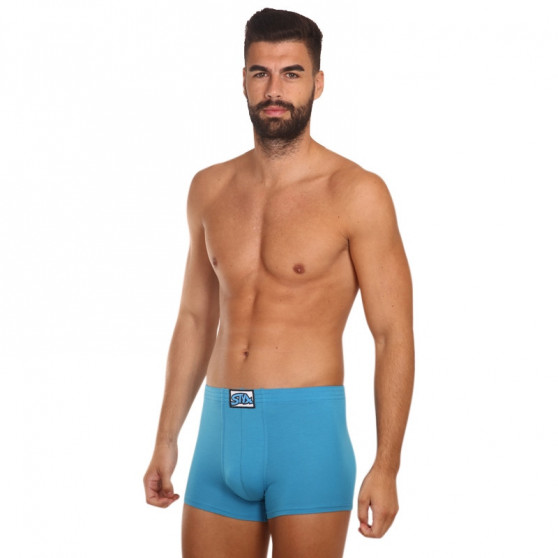 Boxers para homem Styx borracha clássica azul (Q969)