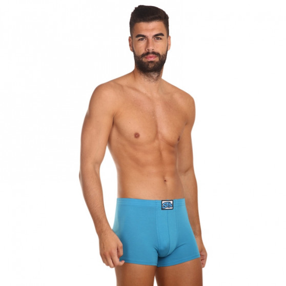 Boxers para homem Styx borracha clássica azul (Q969)