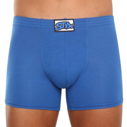 Boxers para homem Styx longo elástico clássico azul (F967)