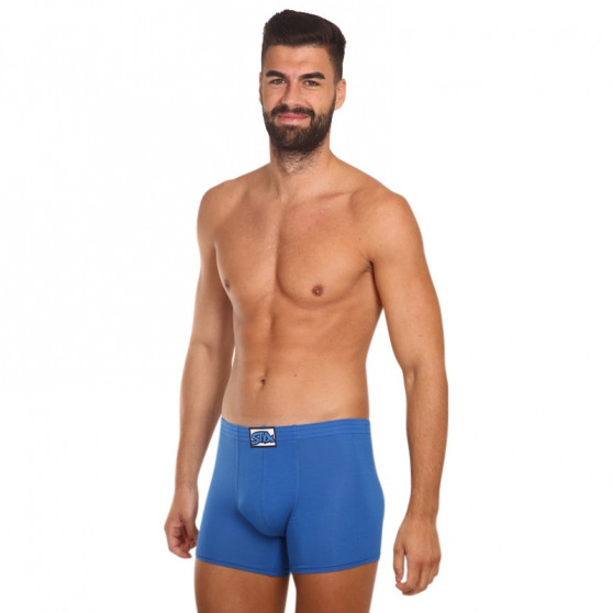 Boxers para homem Styx longo elástico clássico azul (F967)