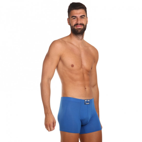 Boxers para homem Styx longo elástico clássico azul (F967)