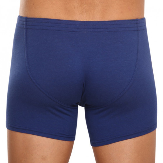 Boxers para homem Styx longo elástico clássico azul (F968)