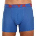 Calções de boxer para homem Styx longo desporto elástico azul (U967)