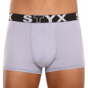 Boxers para homem Styx desporto elástico cinzento claro (G1062)