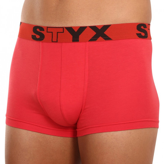 Boxers para homem Styx sport borracha red (G1064)