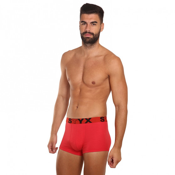 Boxers para homem Styx sport borracha red (G1064)