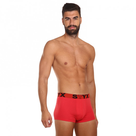 Boxers para homem Styx sport borracha red (G1064)