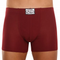 Boxers para homem Styx longo clássico de borracha borgonha (F1060)