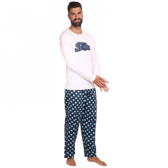 Pijama para homem Styx polka dots (PDP1053)