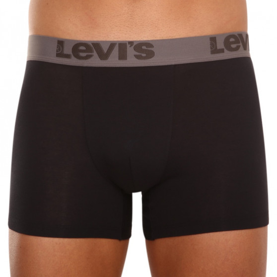 3PACK Boxers para homem Levis preto (905045001 016)