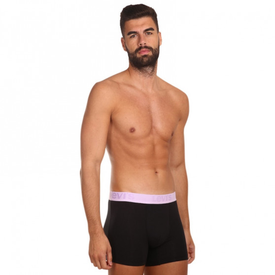 3PACK Boxers para homem Levis preto (905045001 016)