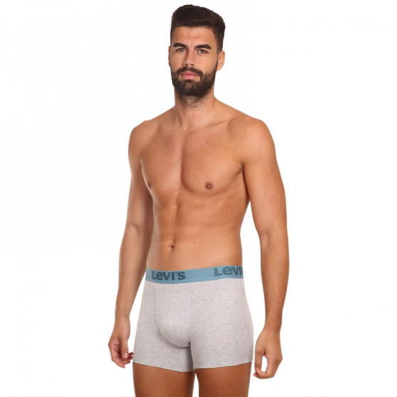 3PACK Boxers para homem Levis cinzento (905045001 015)