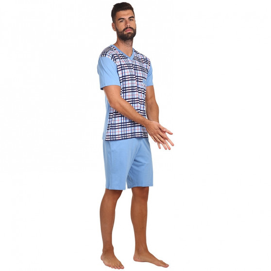 Pijama para homem Foltýn superdimensionado azul (FPTN3)