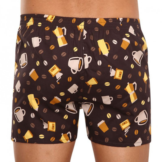 Boxers de homem alegres Dedoles Grãos de café (GMLB921)