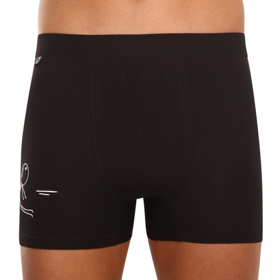 Boxers para homem Nedeto preto (P01056)