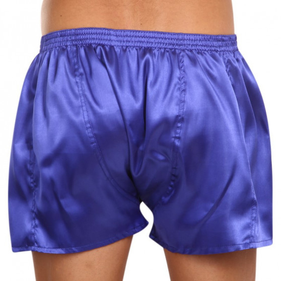 Boxers para homem Styx borracha clássica cetim roxo (C666)