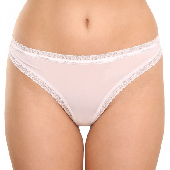 3PACK Tanga para mulher Calvin Klein multicolorido (QD3802E-FIY)