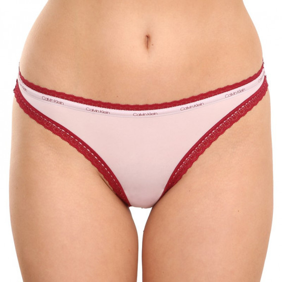 3PACK cuecas para mulher Calvin Klein multicolorido (QD3804E-W4Z)