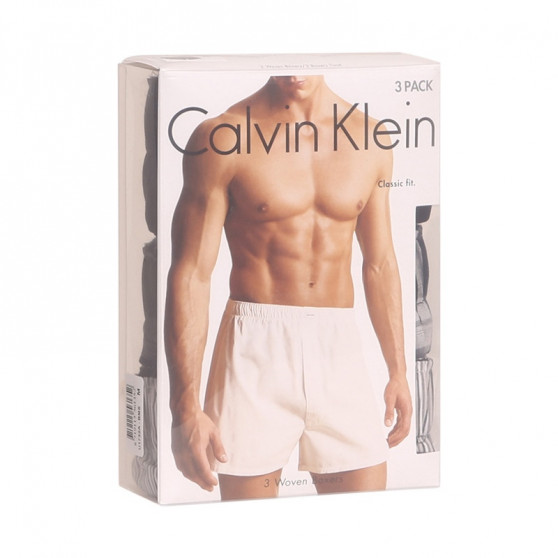 3PACK Boxers para homem Calvin Klein classic fit multicolorido (U1732A-BMS)