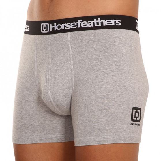 3PACK Boxers para homem Horsefeathers Dynasty heather gray (AM067C)